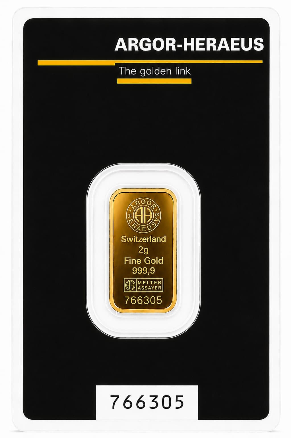 Argor Heraeus зливок 2 g
