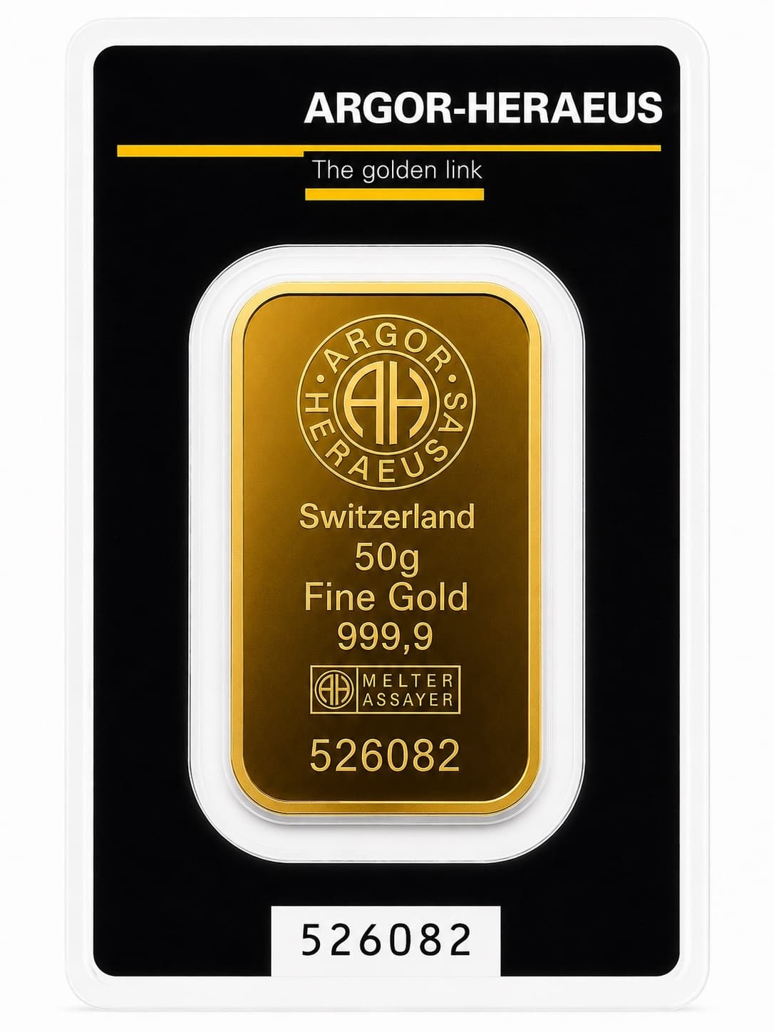Argor Heraeus зливок 50 g