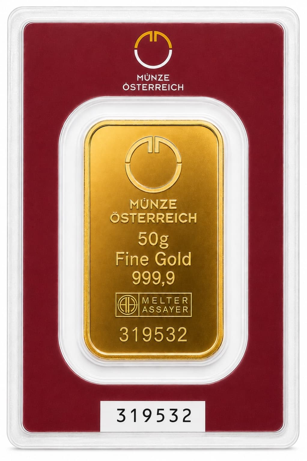 Münze Österreich poluga 50 g