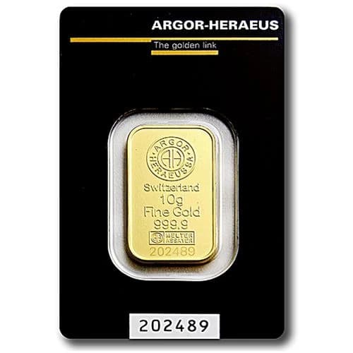 Argor Heraeus poluga 10 g