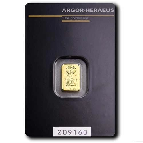 Argor Heraeus poluga 1 g