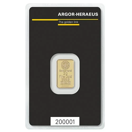 Argor Heraeus poluga 2 g