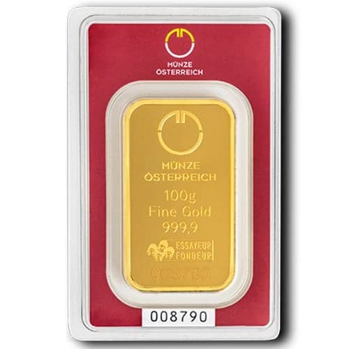 Münze Österreich poluga 100 g