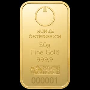 Münze Österreich poluga 50 g